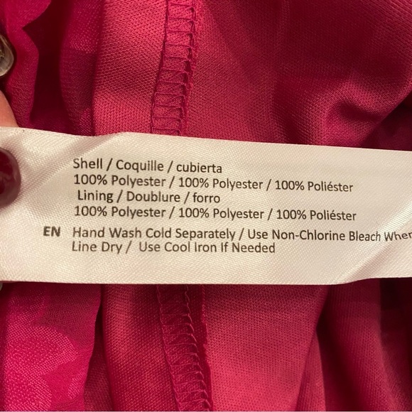 Band of the Free Women’s Pink Short Party Dress Long Sleeve Open Back New Large - Picture 10 of 16